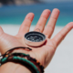 Compass in hand